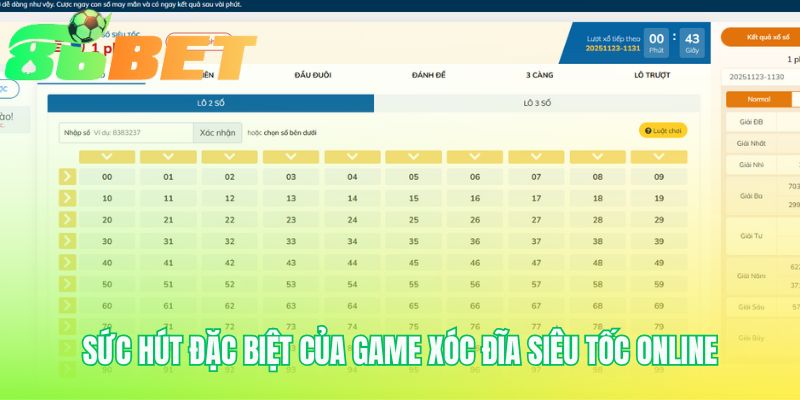Suc Hut Dac Biet Cua Game Xoc Dia Sieu Toc Online