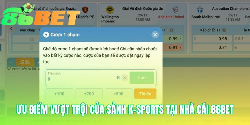 Uu Diem Vuot Troi Cua Sanh K Sports Tai Nha Cai 86bet